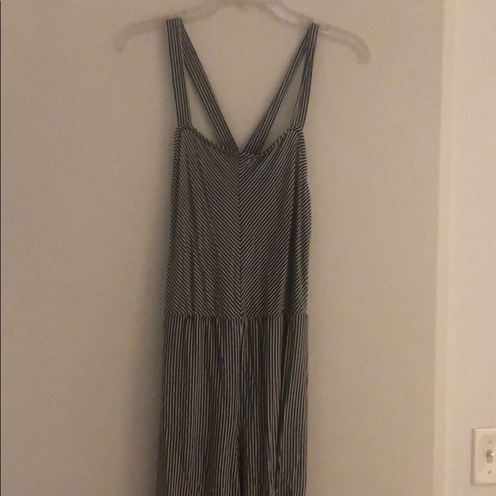 Black and white jumpsuit